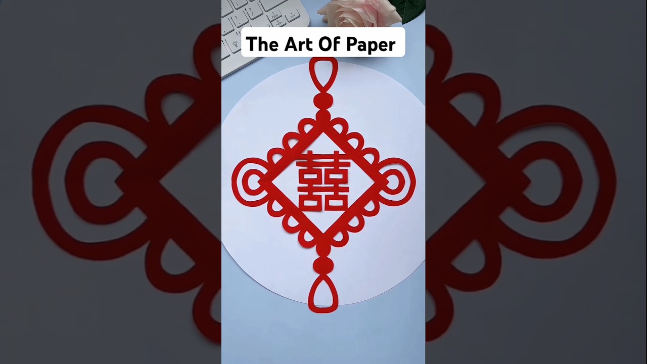 Easy Chinese Knot Window Decorations &ndash; Simple DIY Craft for the Whole Family! #diy #shorts #art