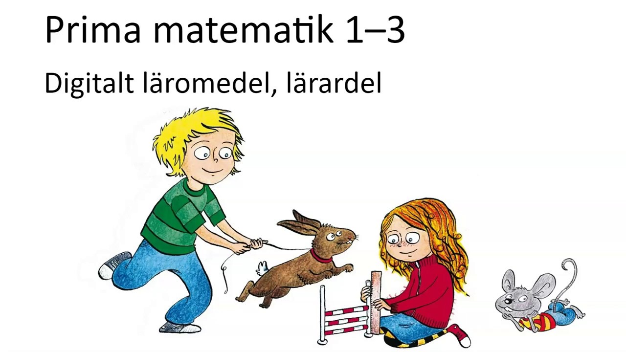 Prima matematik Digitalt l&auml;romedel 1-3, l&auml;rardel