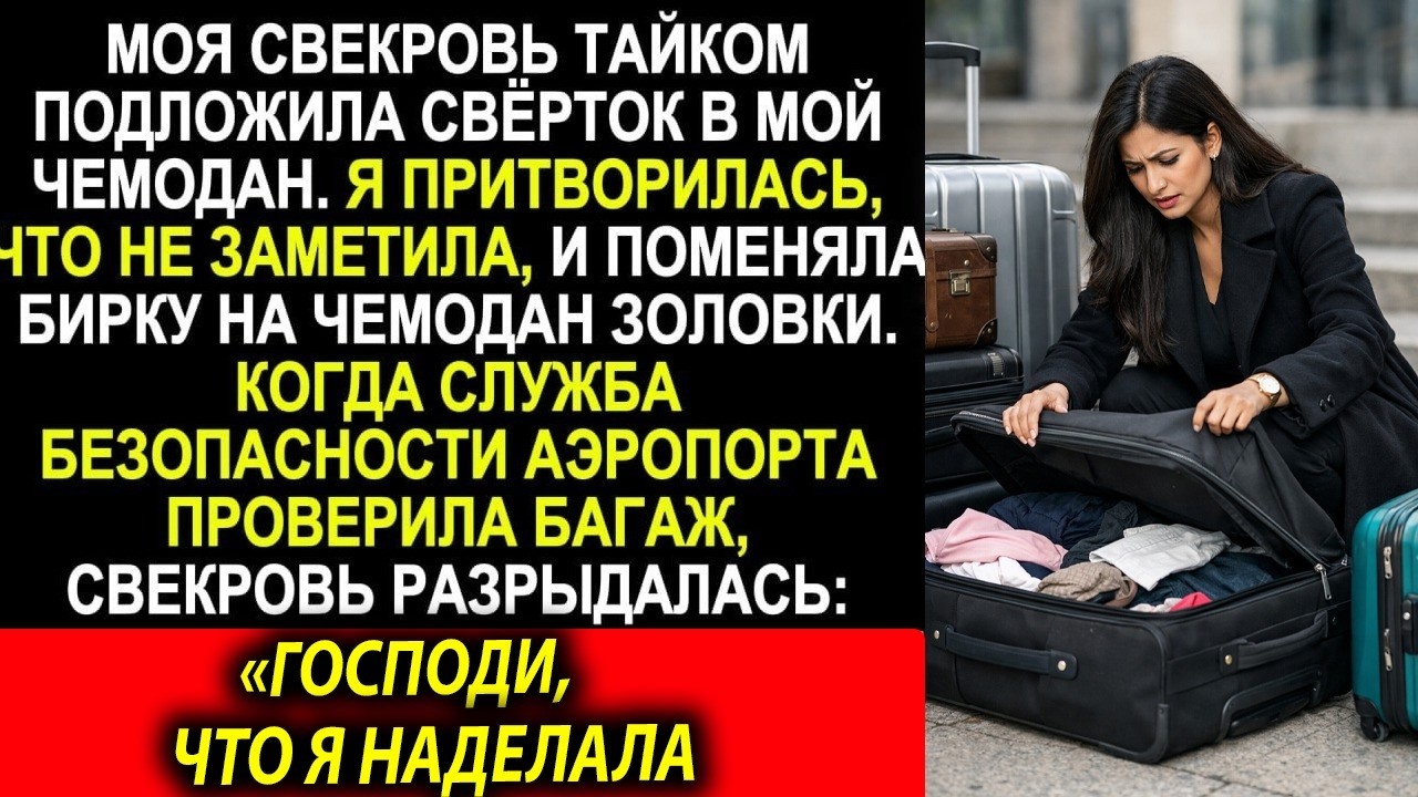 Свекровь Подложила Свёрток В Мой Чемодан… Я Поменяла Бирку С Чемоданом Золовки — А Потом Пришла Тамо