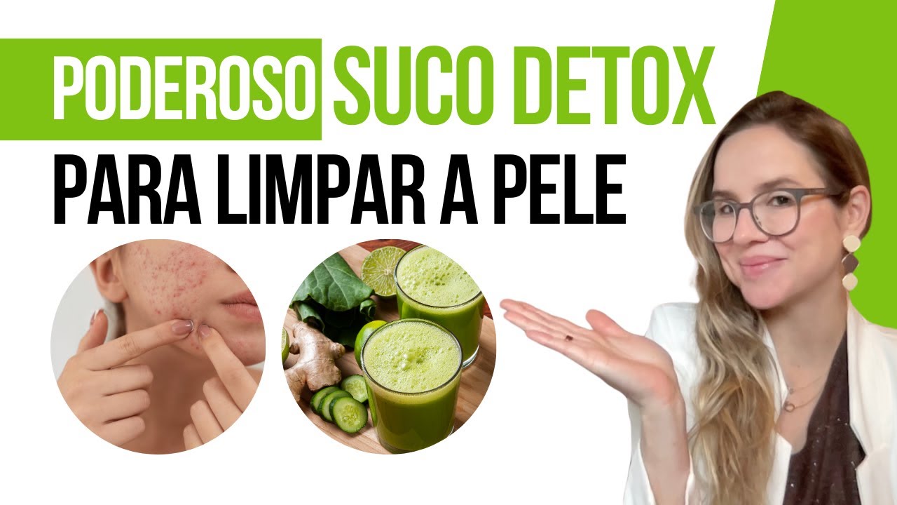 SUCO DETOX para espinhas e 7 piores alimentos