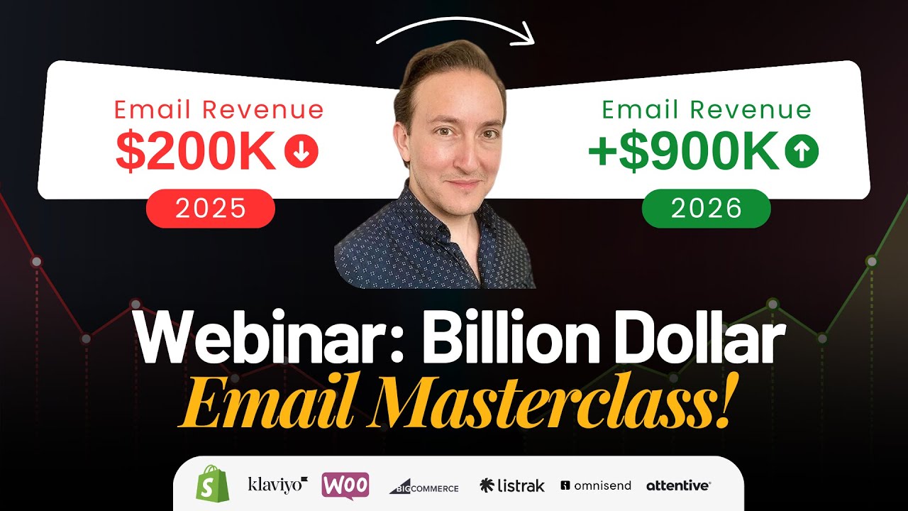 2026 Billion Dollar Email Masterclass: Triple Email Sales without Oversending or Overspending!