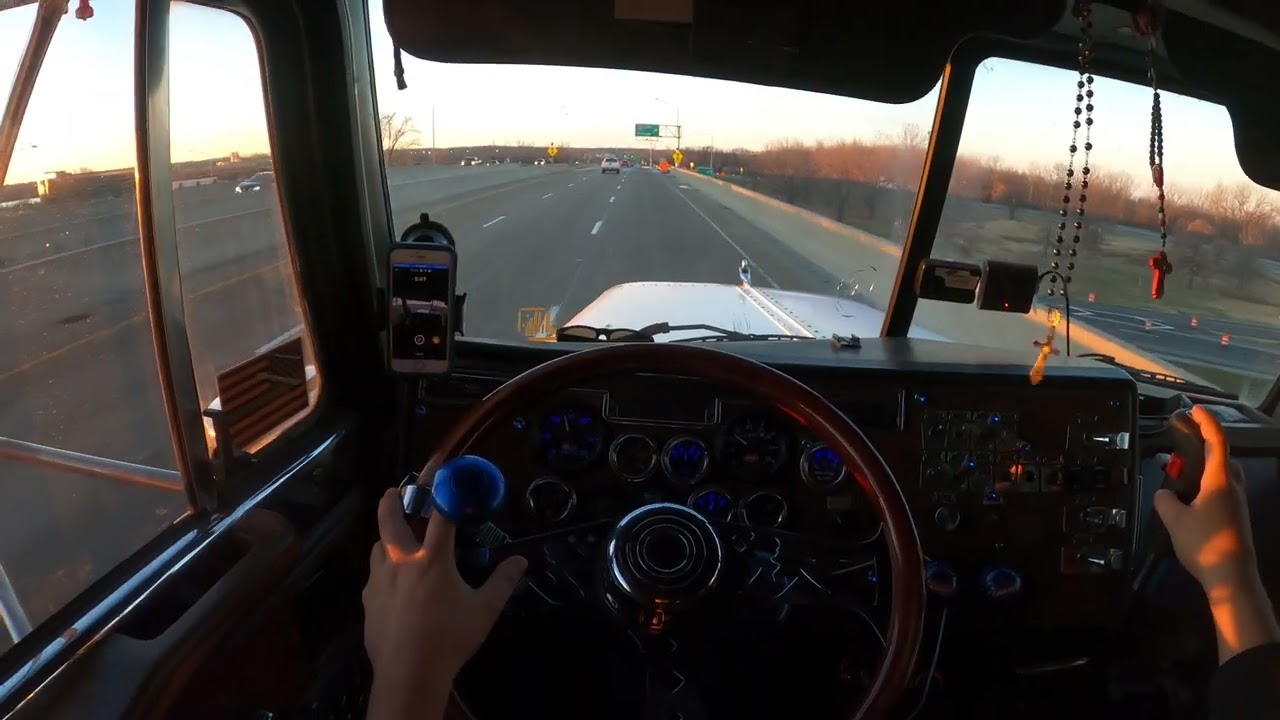 POV Detroit diesel power| Peterbilt 379| day in the life