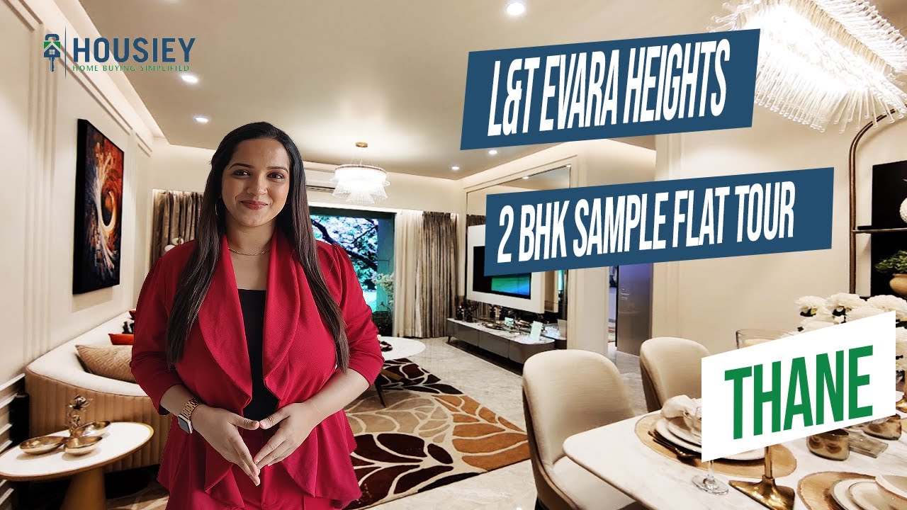 L&T Evara Heights | 2 BHK Sample Flat Tour | L&T Thane Project