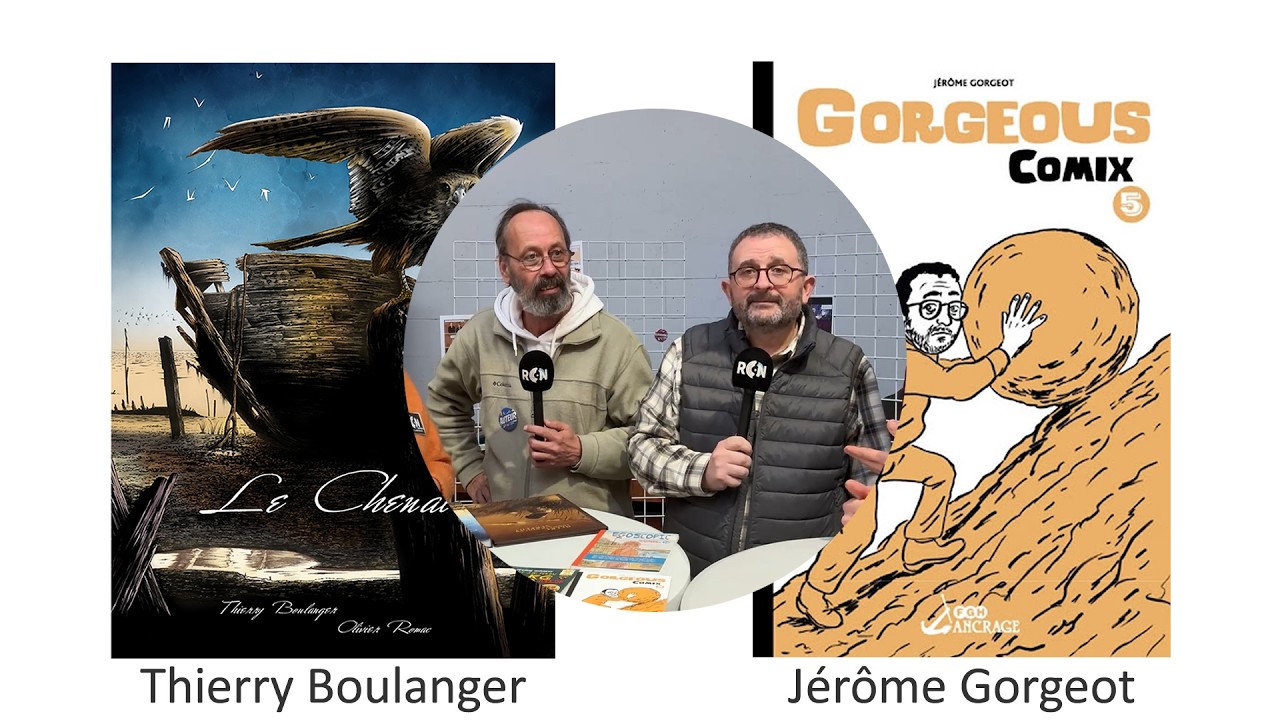 Salon BD et Illustrations de Toul 2026 - Jérôme Gorgeot et Thierry Boulanger - auteurs de BD