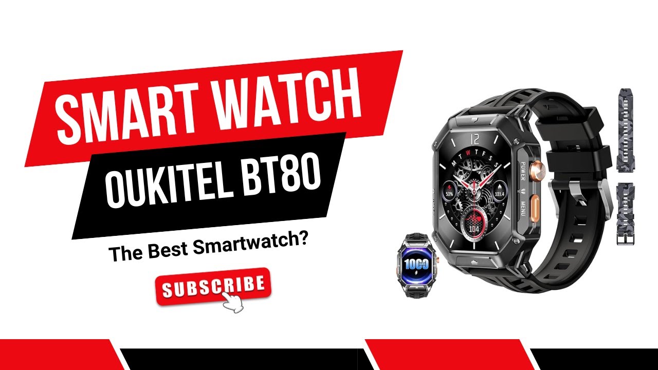 OUKITEL BT80 Smart Watch for Men FIRST LOOK!!
