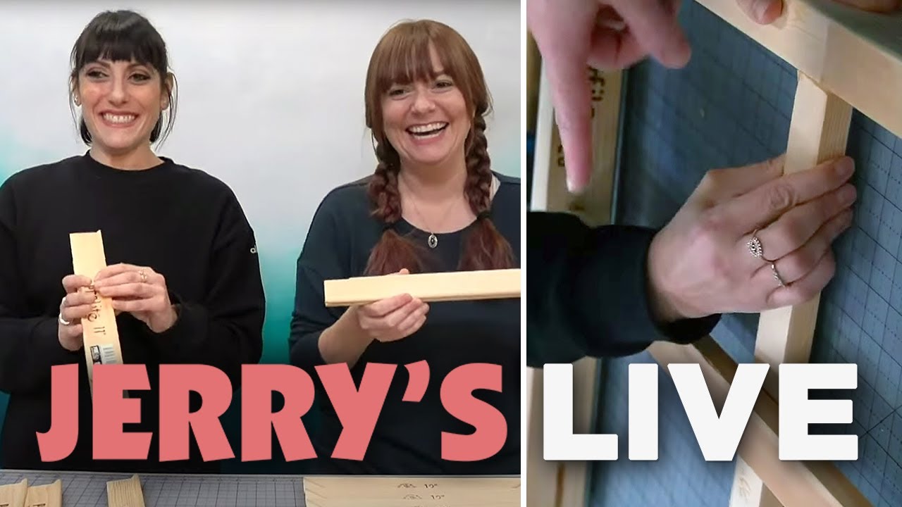 Jerry’s LIVE Episode #JL224: Canvas Palooza! Part 2 - Understanding Stretcher Bars