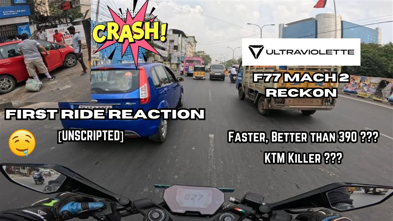 Ultraviolette Mach 2 F77 First Ride: Raw, Unfiltered & Insanely Fast! | Corners | Traffic Filtering