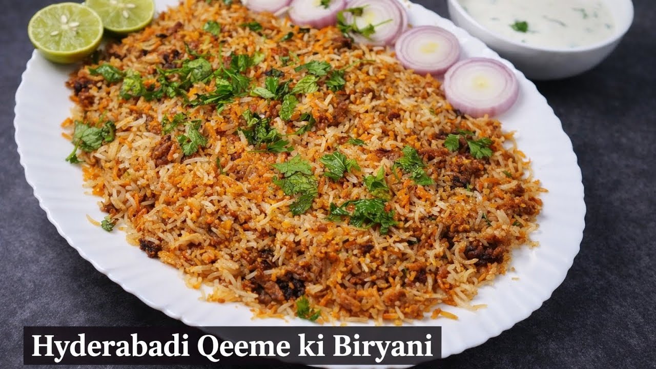 Hyderabadi Special Qeeme Ki Biryani at Home Spicy Hyderabadi Qeeme Ki Biryani | Easy & Delicious