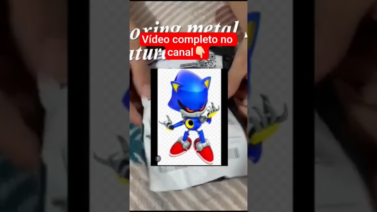 unboxing colecionáveis Sonic vídeo completo no canal!! 