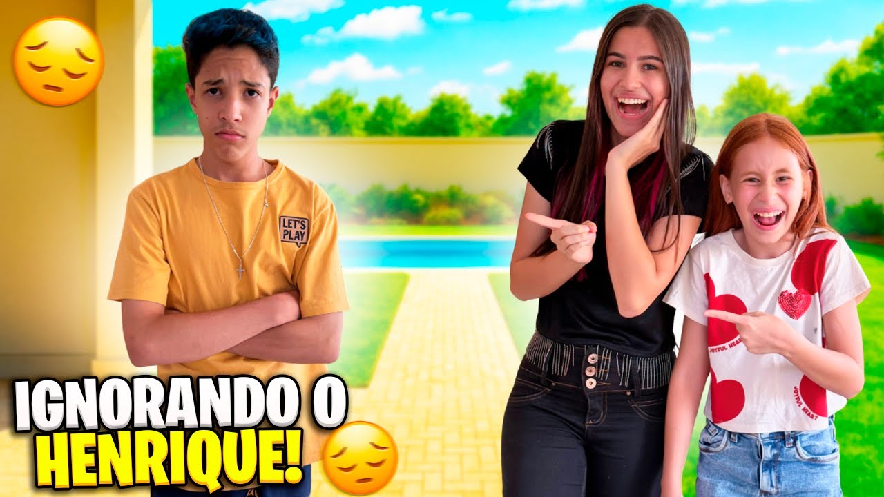 TODOS IGNORANDO O HENRIQUE * Ele chorou ?  ( Gabi e Susu ) 