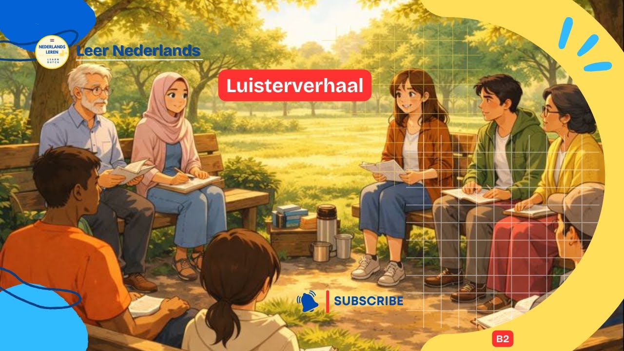 Nederlands leren door te luisteren | Een rustig luisterverhaal (B2) | Luister en oefen mee