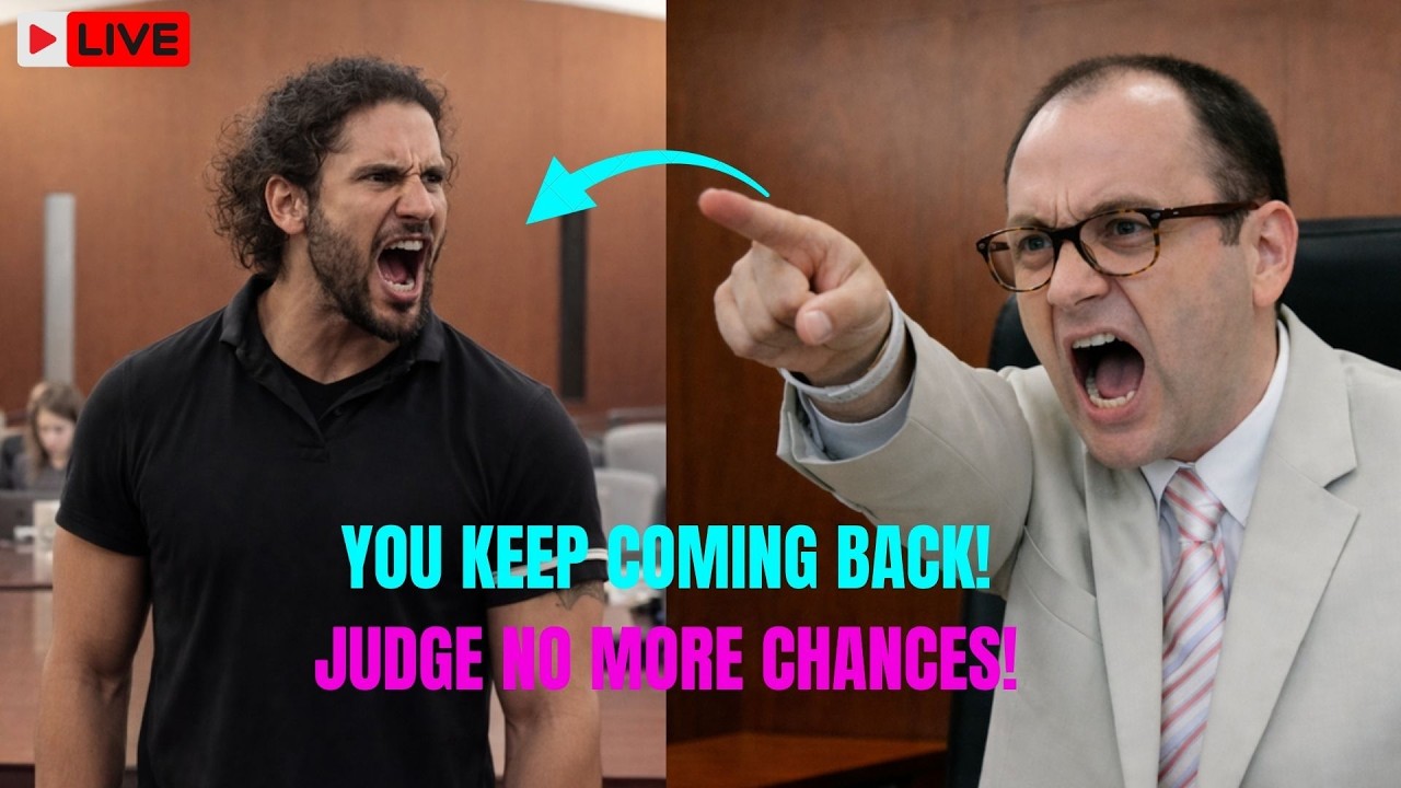 Judge LOSES PATIENCE After Counting 12 Cases for One Man — “The Door Stops Today!”