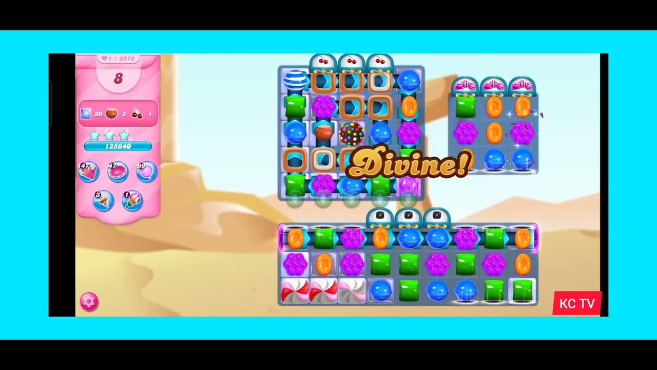 CANDY CRUSH SAGA LEVEL 3573 NEW VERSION NO BOOSTER