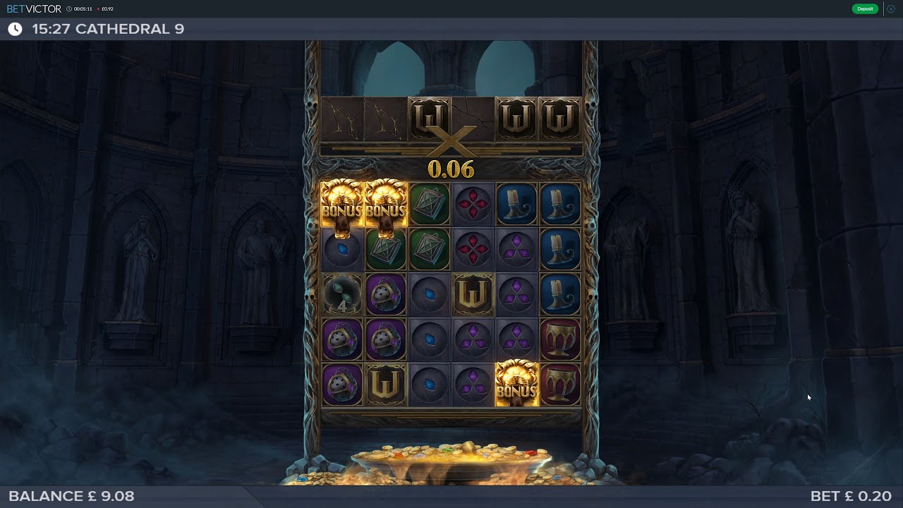 2025-10-23 1523BST Cathedral 9 (new Elk slot) - super bonus