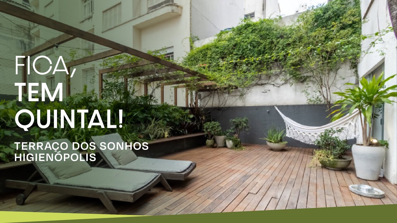 TERRAÇO DOS SONHOS, UM GARDEN NO HIGIENOPOLIS | FICA, TEM QUINTAL!