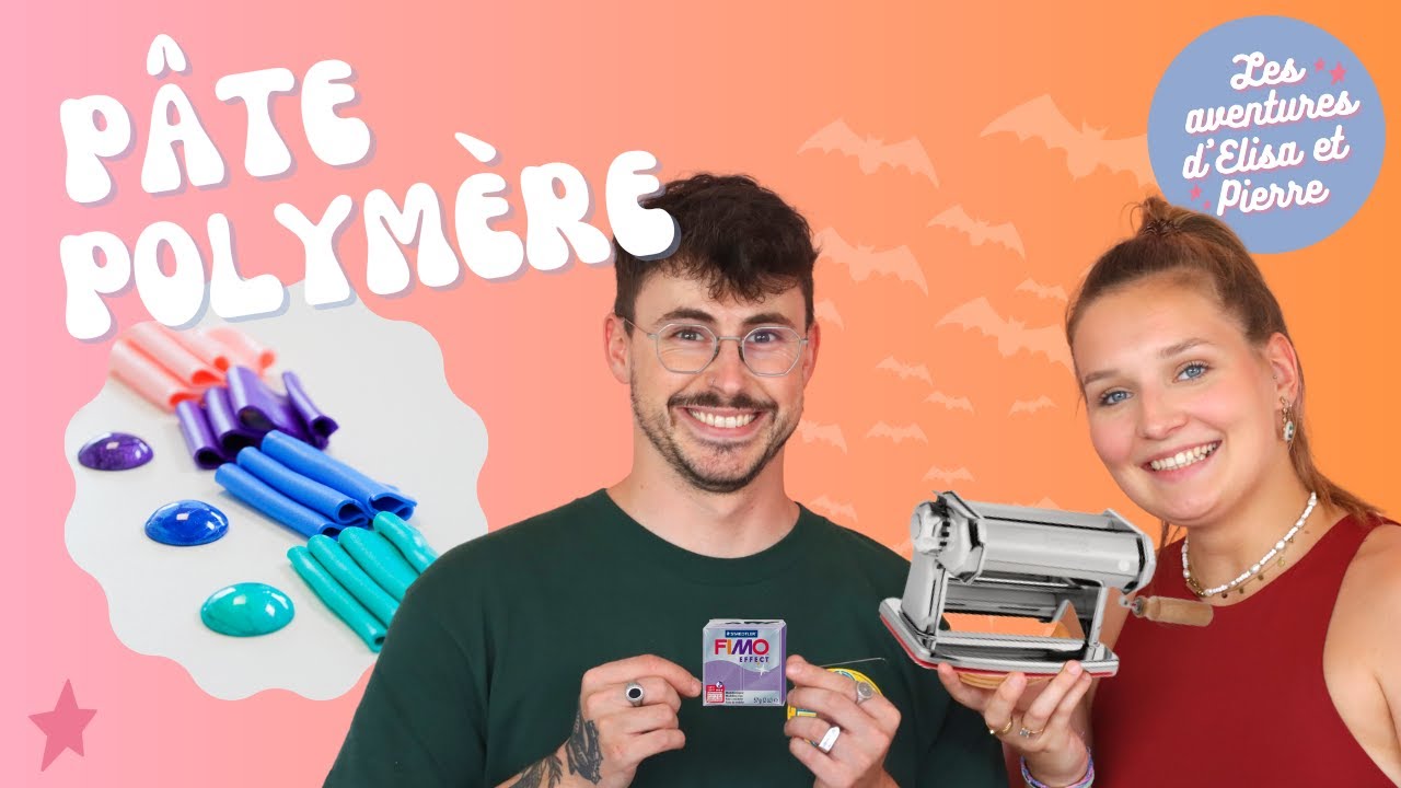 Les aventures d'Elisa et Pierre | On teste la pâte polymère !