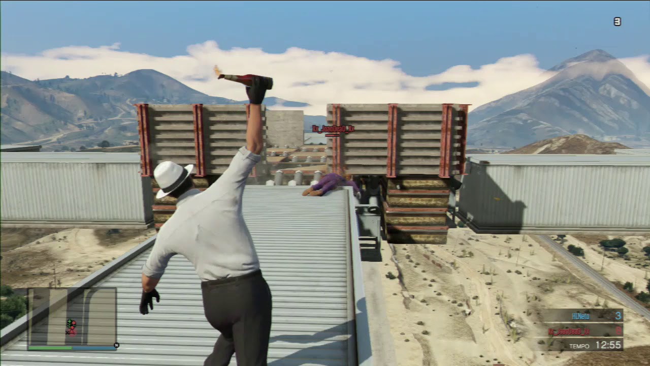 GTA V DEATHMATCH PS3-ELECTRIC SHOCK SKY ARENA 3/NO COMMENTS