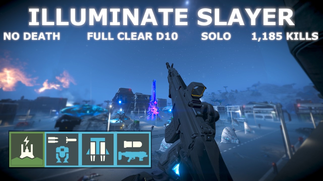 Helldivers 2 | My Favorite Solo Illuminate Loadout got me 1,000+ KILLS | No Death Full Clear | D10
