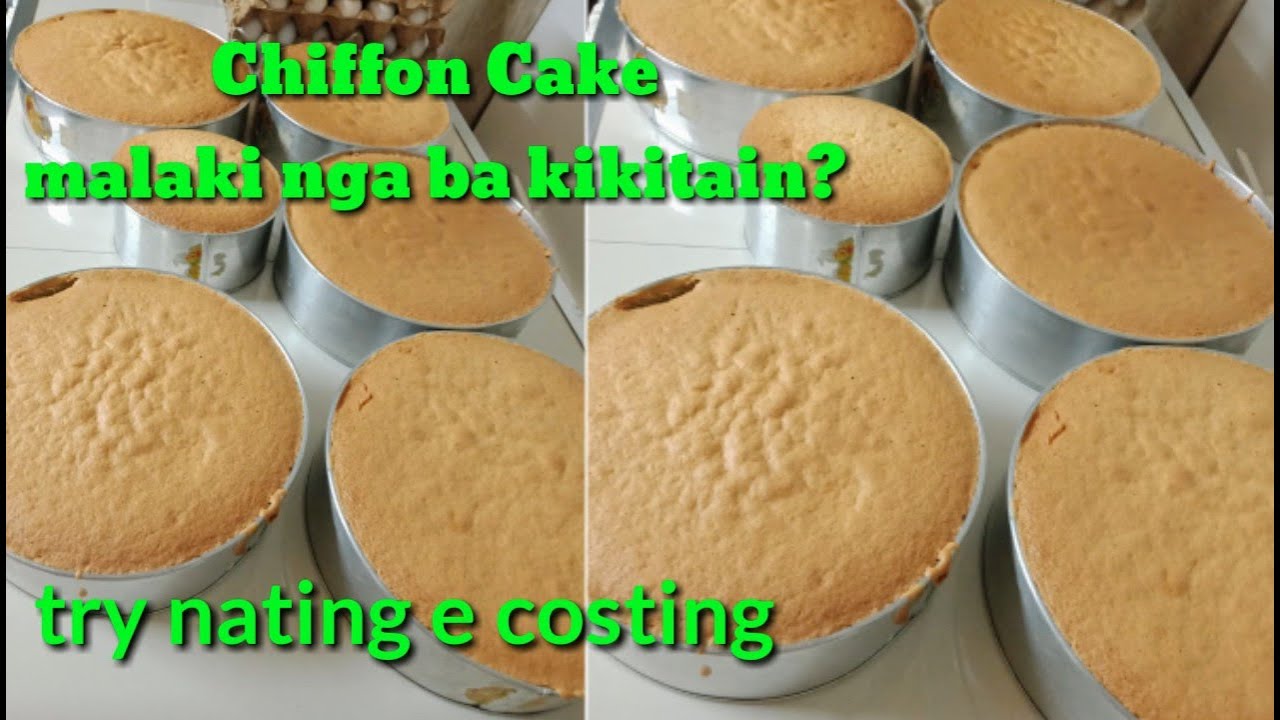 How to bake Chiffon Cake & Costing || Chiffon Cake Recipe