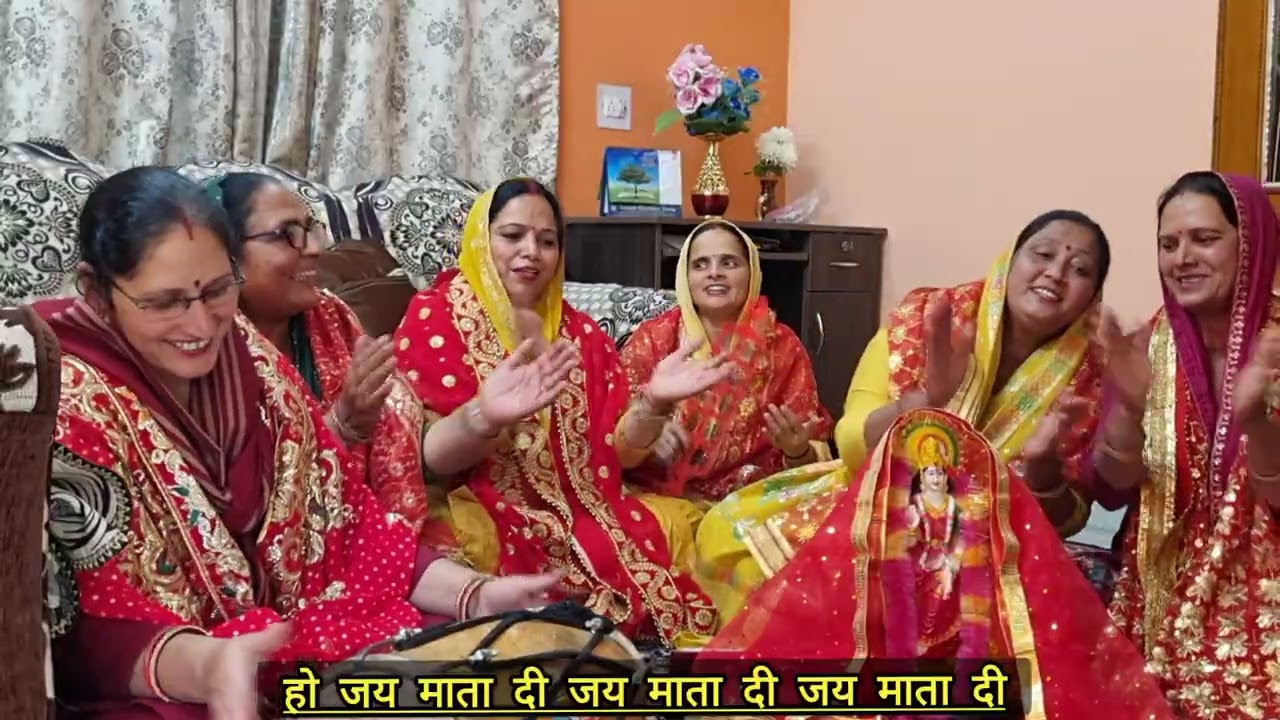 #bhajan #navratri 🚩 नवरात्रि कीर्तन में रौनक लगाने वाली भेंट #kirtan With Lyrics 🙏🏻