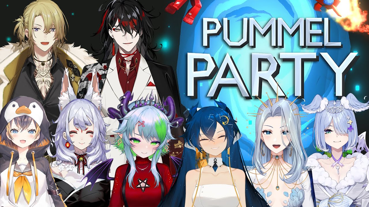 【PUMMEL PARTY】UNLUCKY MAFIA BOSS WITH NO LUCK BECOMES 8 LEAFED CLOVER【NIJISANJI EN | Luca Kaneshiro】