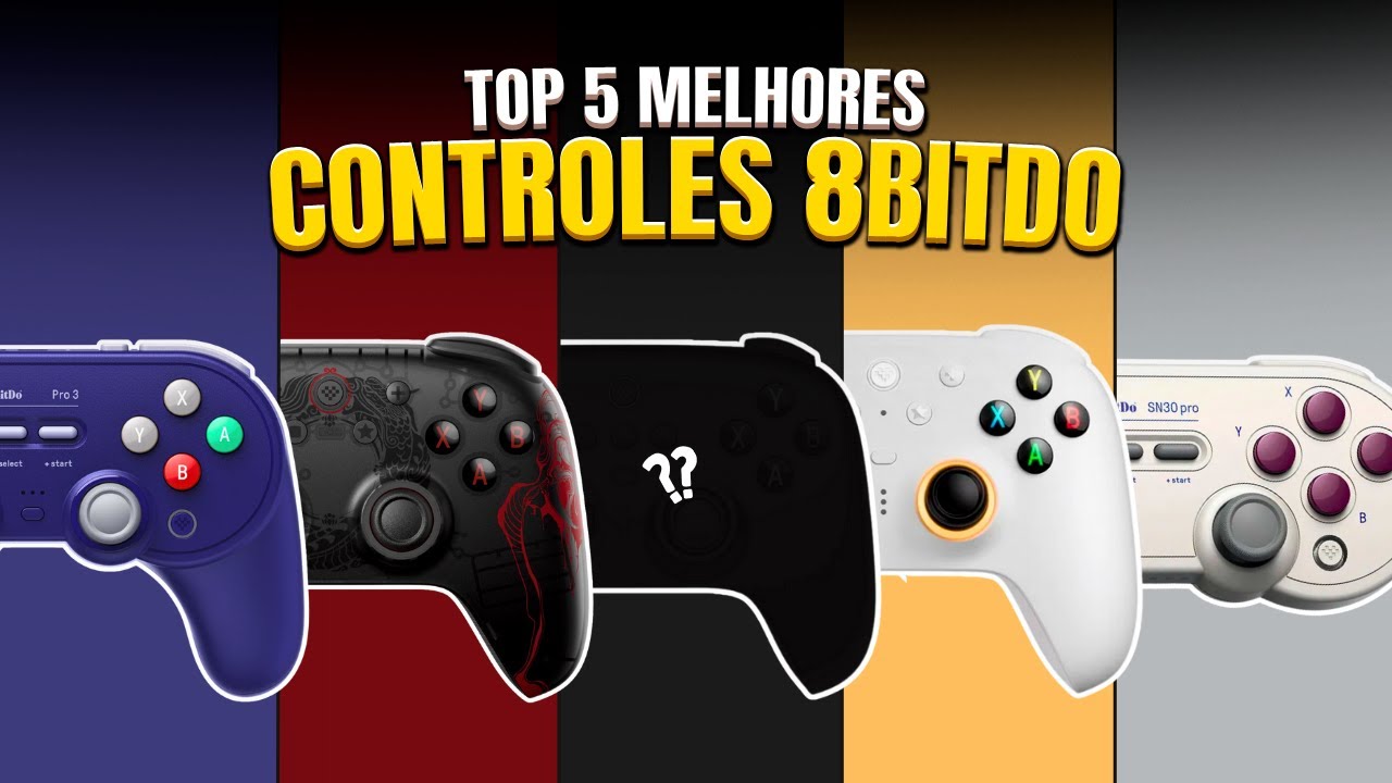 Qual CONTROLE da 8BITDO Comprar em 2026? Ranking do Pior ao Melhor ✅