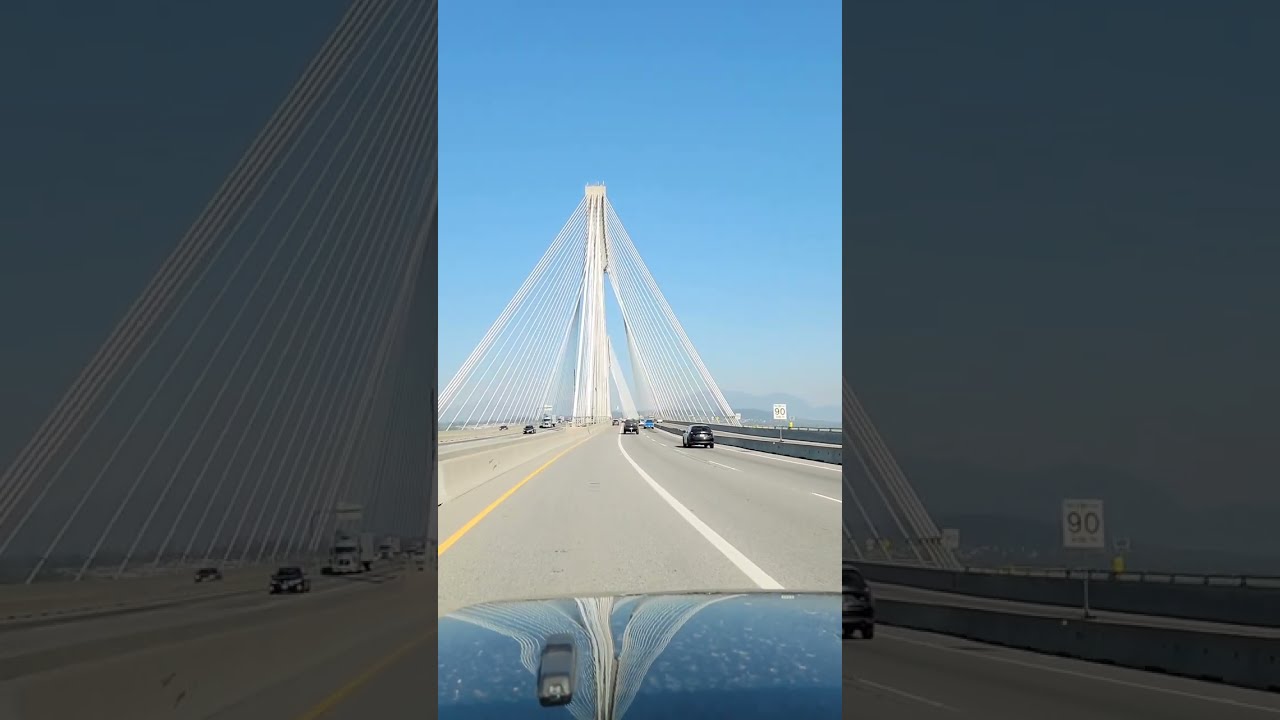 is port mann bridge the widest in world #shorts #ytshorts #youtubeshorts