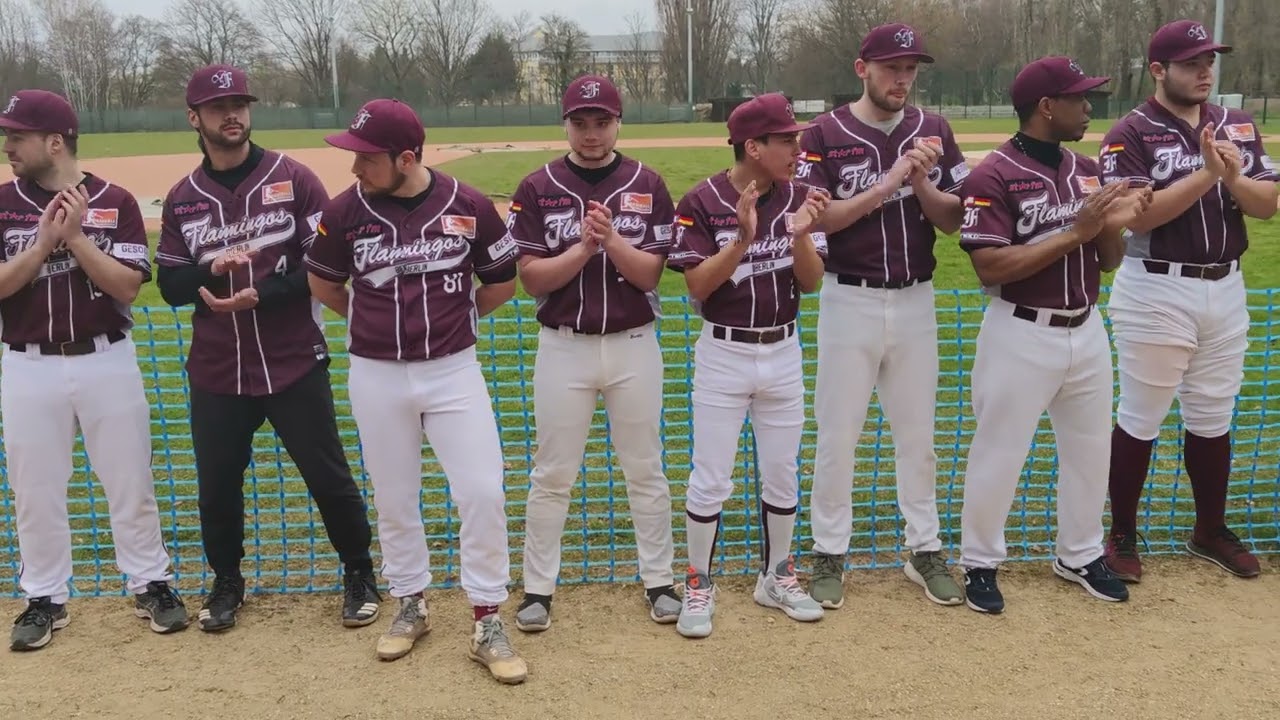 Teampräsentation Berlin Flamingos 2022