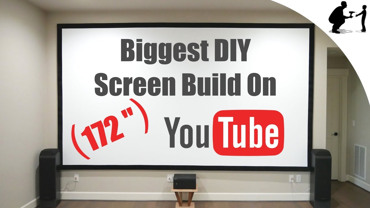 How to Make a 172 Inch Projector Screen from 2x4s