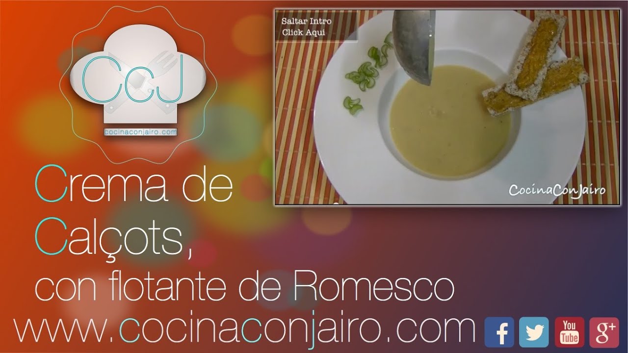 Como hacer Crema de Calçots - Recetas de Cocina