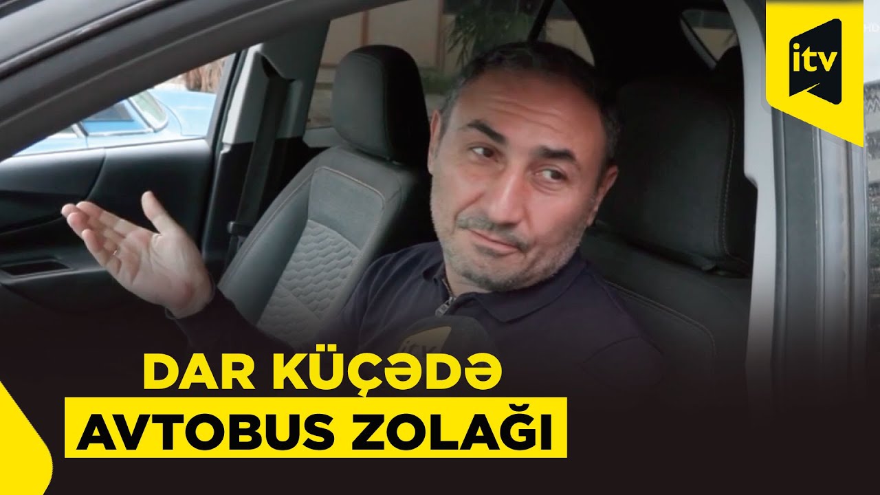 Gəncədə mübahisəli qərar: dar küçədə avtobus zolağı