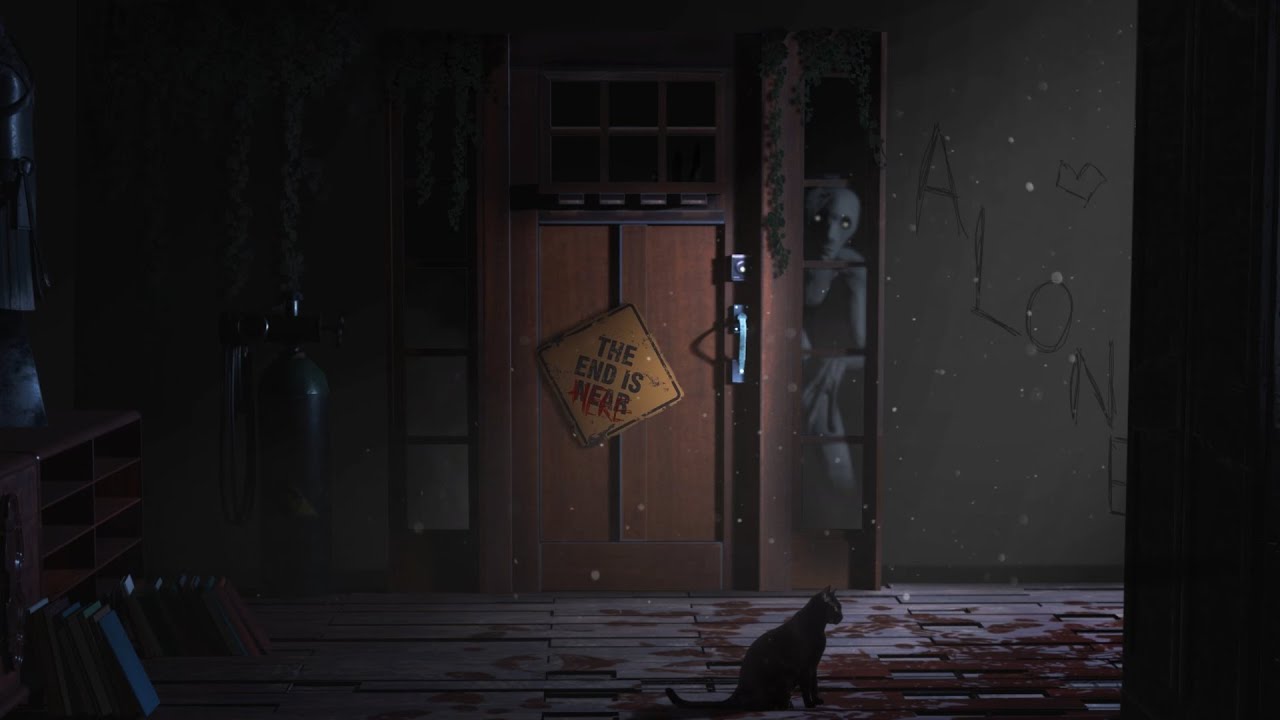 Someone's knocking, but there are no humans left.