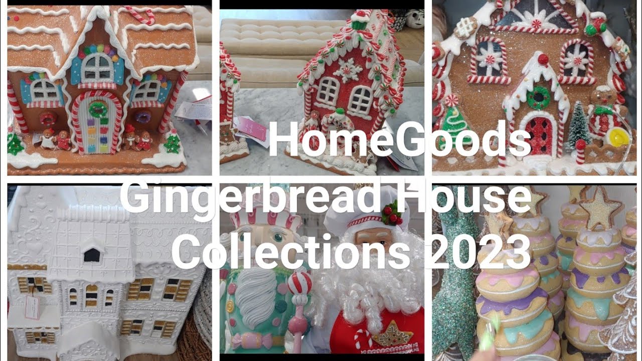 HOMEGOODS YOU NEED TO STOP!!!!!GINGERBREAD CANDYLAND PARADISE!!! NEW GINGERBREAD HOUSES 10-3-23