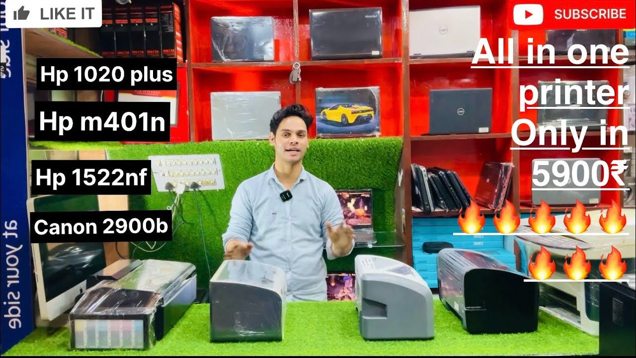 PhotoCopy Laser printer only 5900 | Model Hp 1522nf| Hp 1020 plus | Hp m401|  | LBP 2900b New Video
