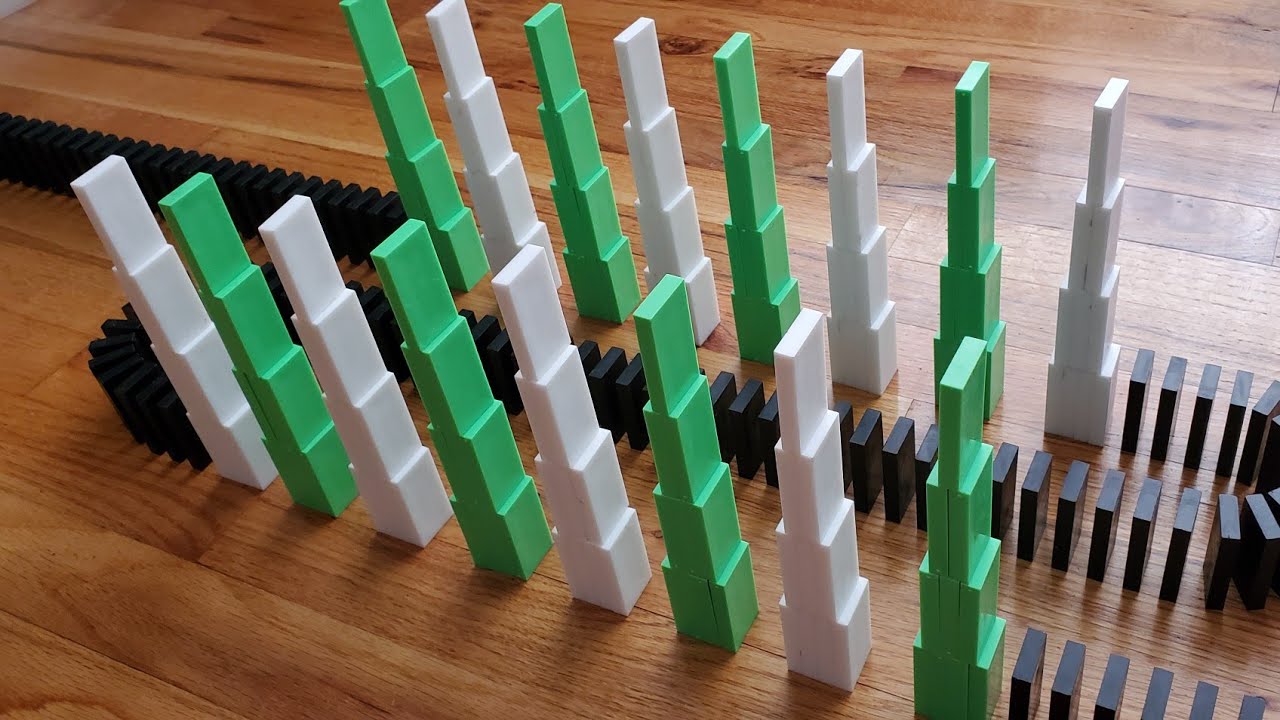 100 INSANE Domino Tricks! (Screenlink)