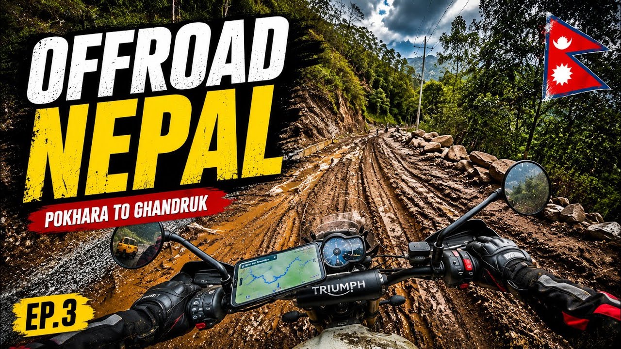 Off-Roading Through Nepal&rsquo;s Mountains | Pokhara to Ghandruk on Scrambler 400X