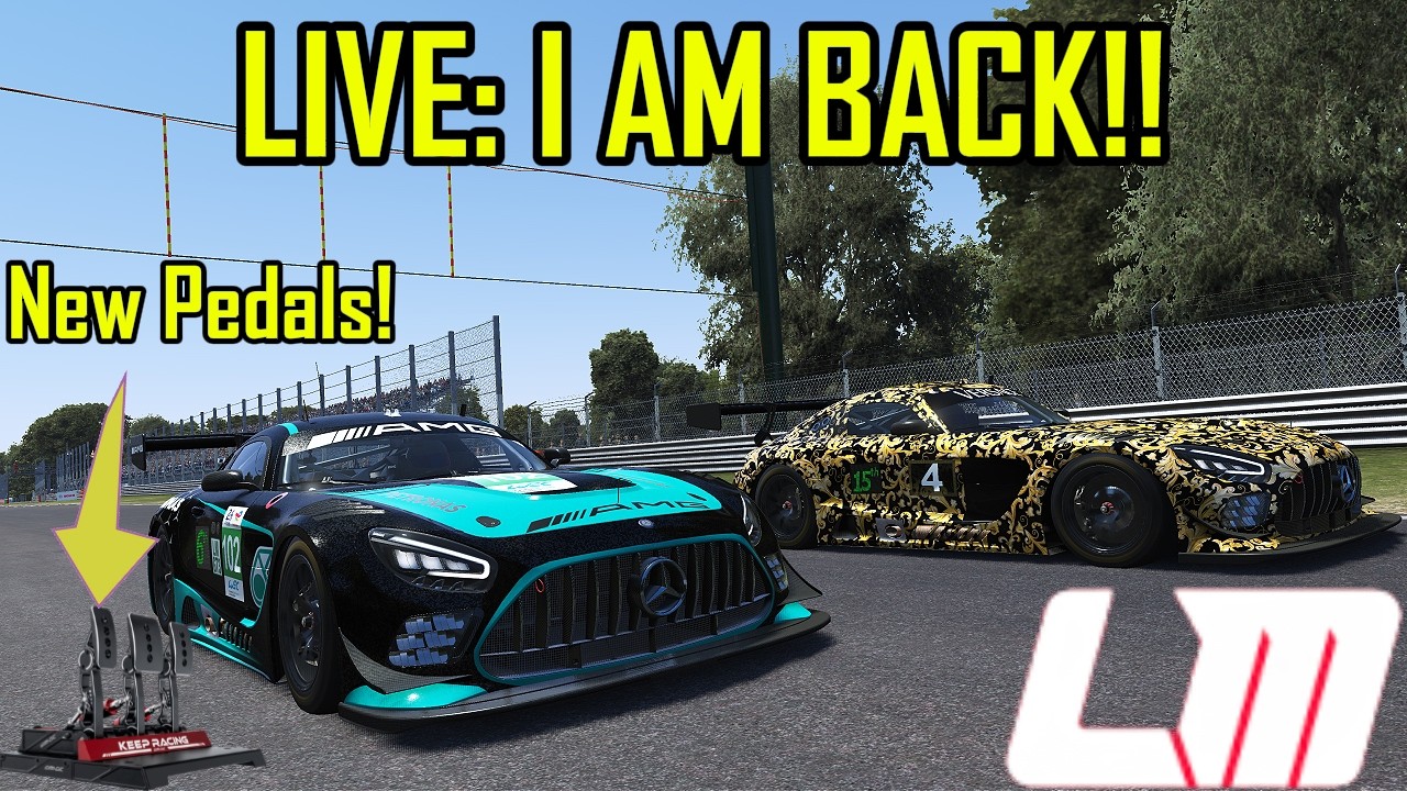 LIVE: 🔴I AM BACK! | Let's try these NEW Pedals! | LMU Dailies