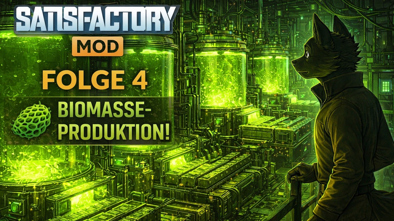 Satisfactory Plus Mod – Folge 4: Biomasse aus Algen!