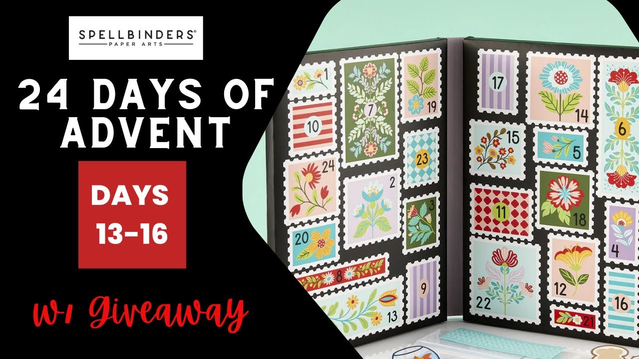 Spellbinders 2025 Advent Calendar Days 13-16 w/ Santa