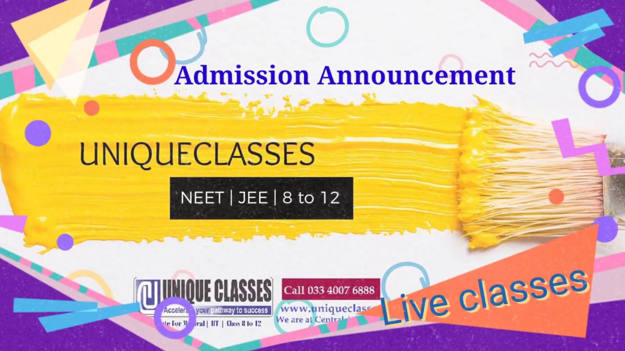 Admission announcement for NEET | JEE Main 2021| NTSE and Class 8 to 12. Free Maths live class