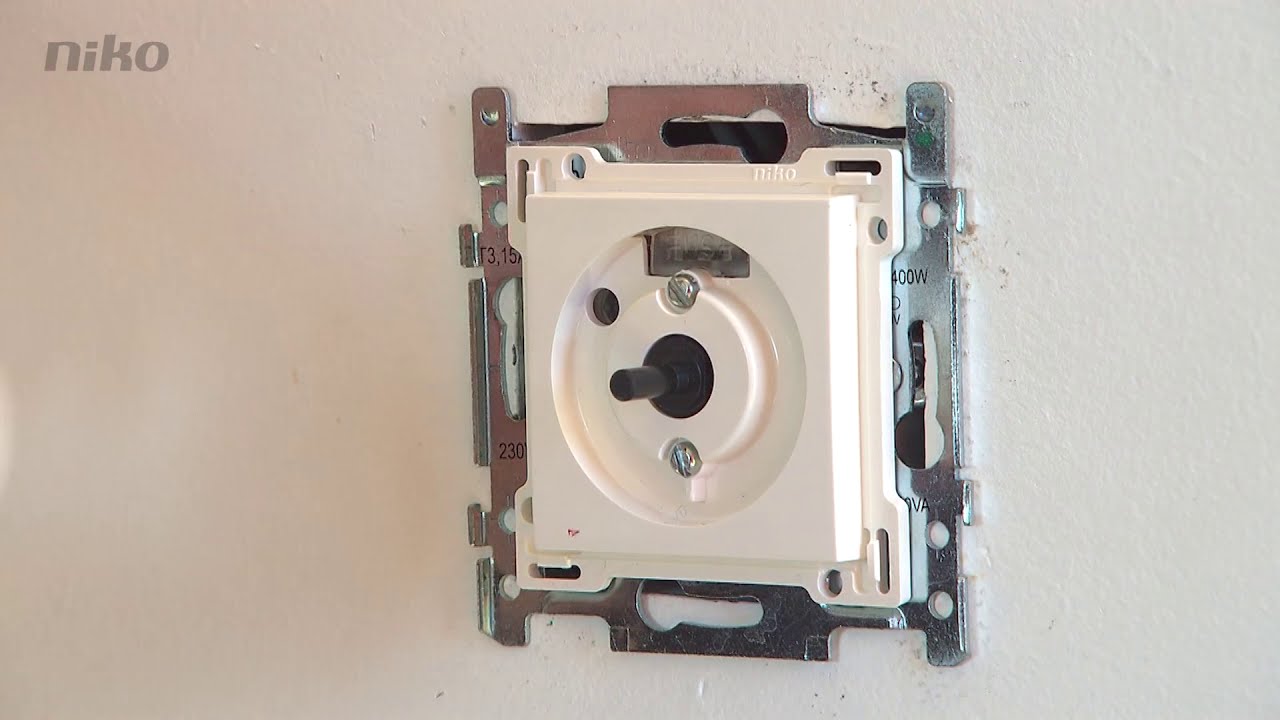 Hoe vervang je een PR20 draaiknopdimmer?