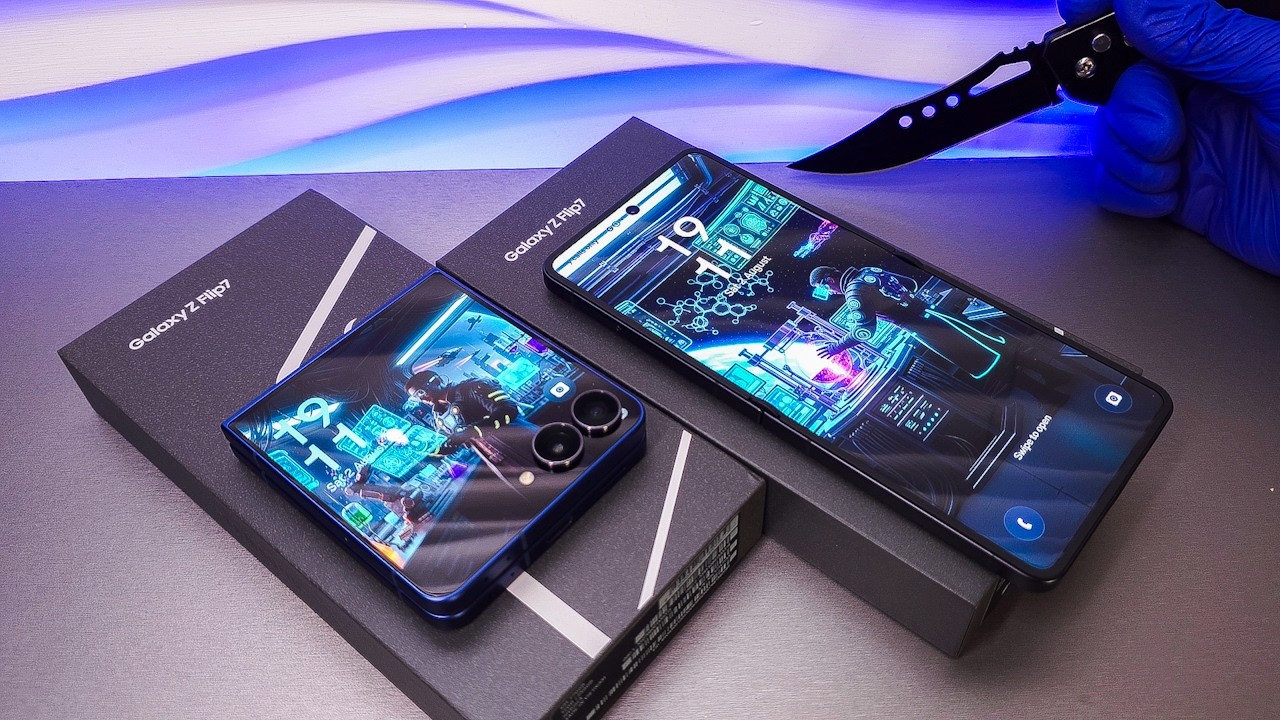 Samsung Galaxy Z Flip 7 Unboxing and Camera Test! - ASMR