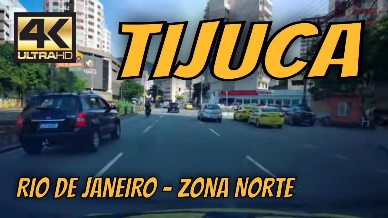【4K】🚕 TIJUCA North Zone of RIo | Rio de Janeiro by Car