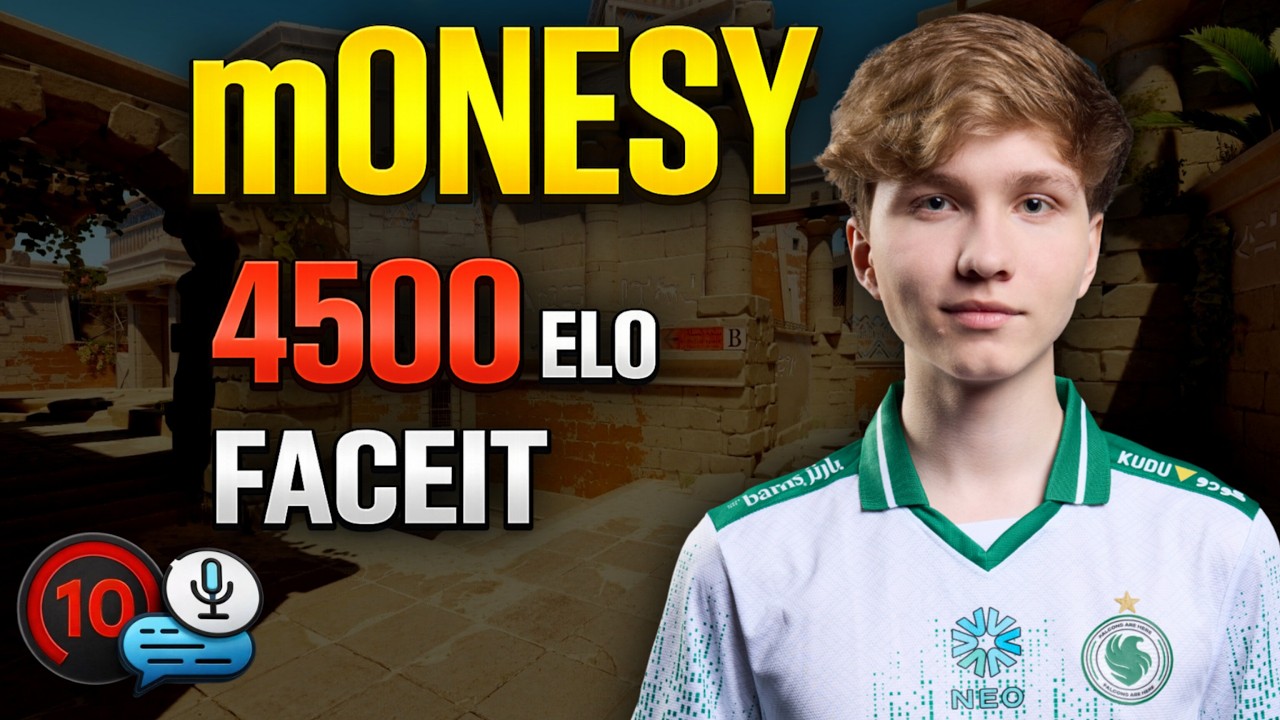 m0NESY vs Strong FACEIT Players &ndash; Hard Carry Match + COMMs | CS2 Highlights