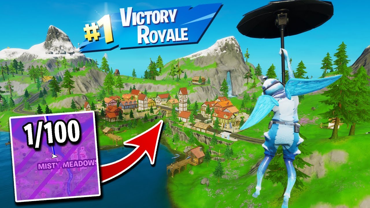 Я получил 100 поклонников, готовых посоревноваться, просто приземлившись в MISTY MEADOWS! (СПЕЦИА...
