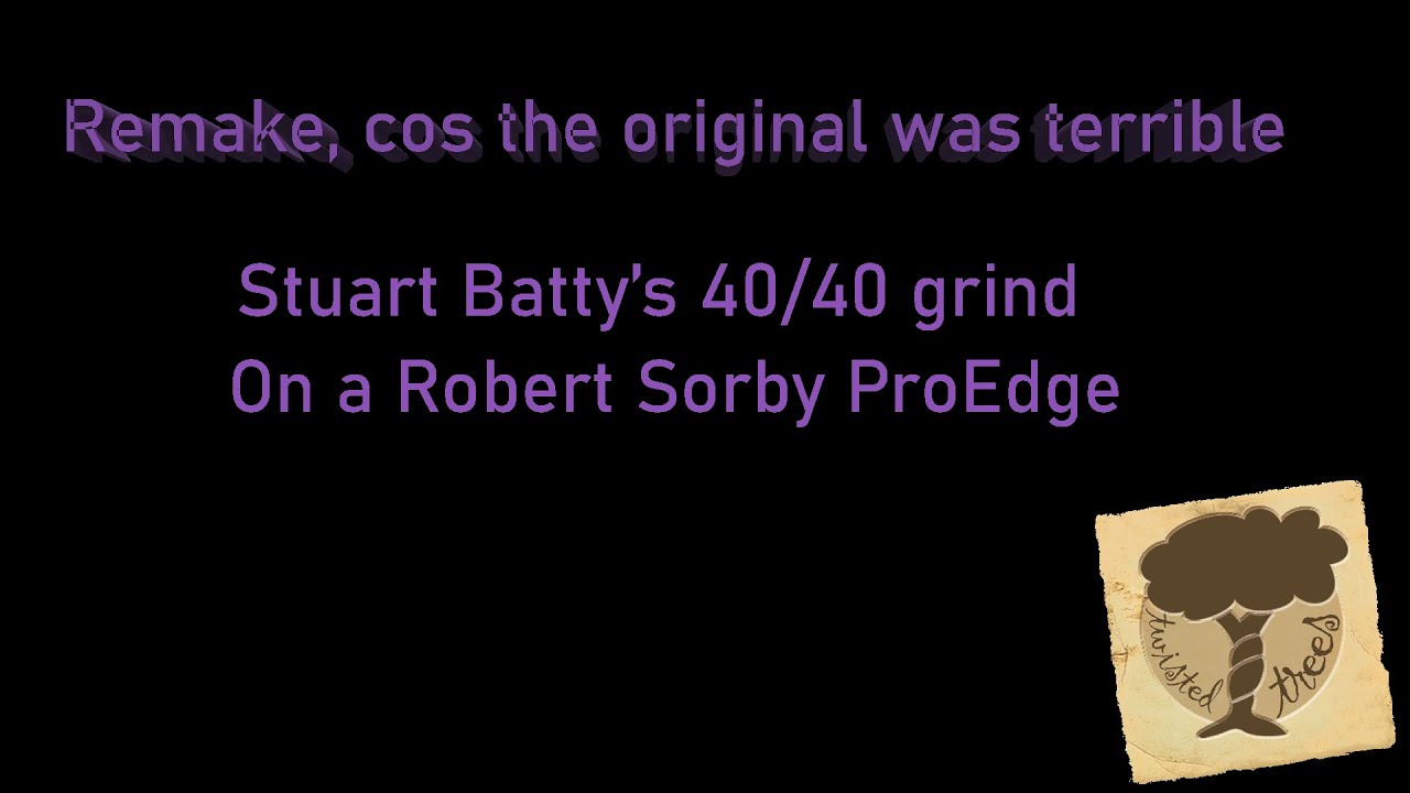 Stuart Batty's 40/40 grind on a ProEdge (re-make) #RobertSorbyTools #woodturning