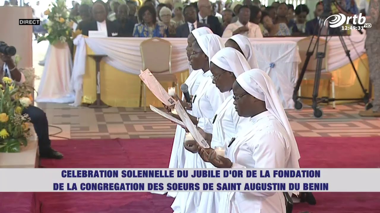 JUBILE D'OR DE LA CONGRÉGATION DES SŒURS DE SAINT AUGUSTIN DU BÉNIN