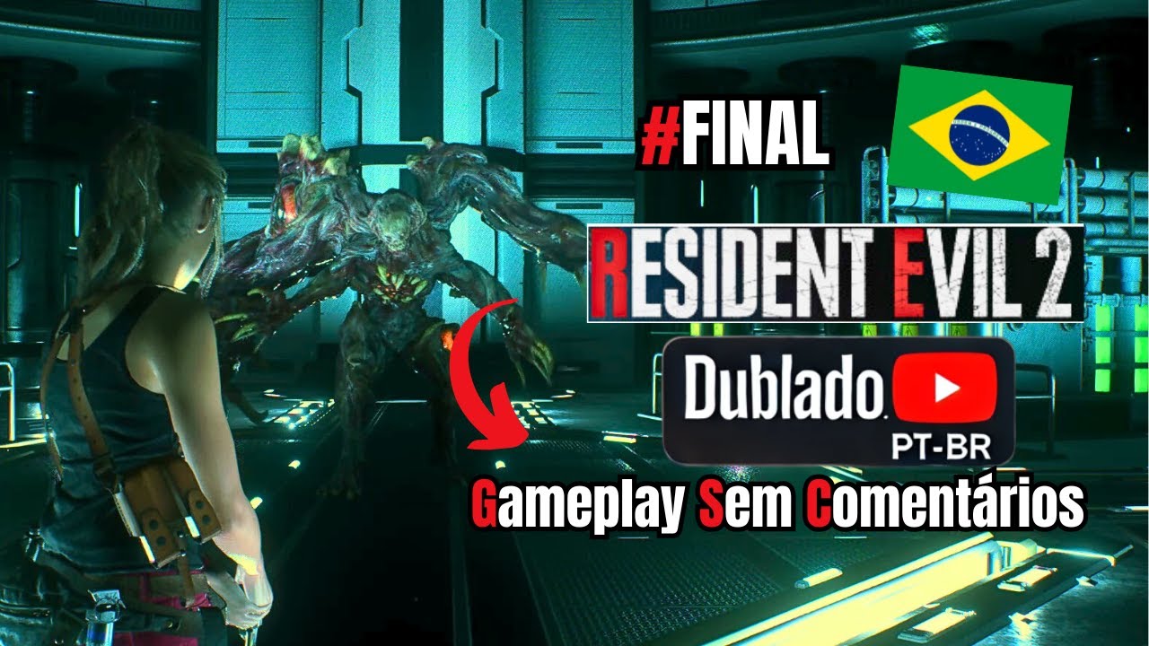 Resident Evil 2 Remake DUBLADO PT-BR Claire A #Final | Gameplay Sem Coment&aacute;rios