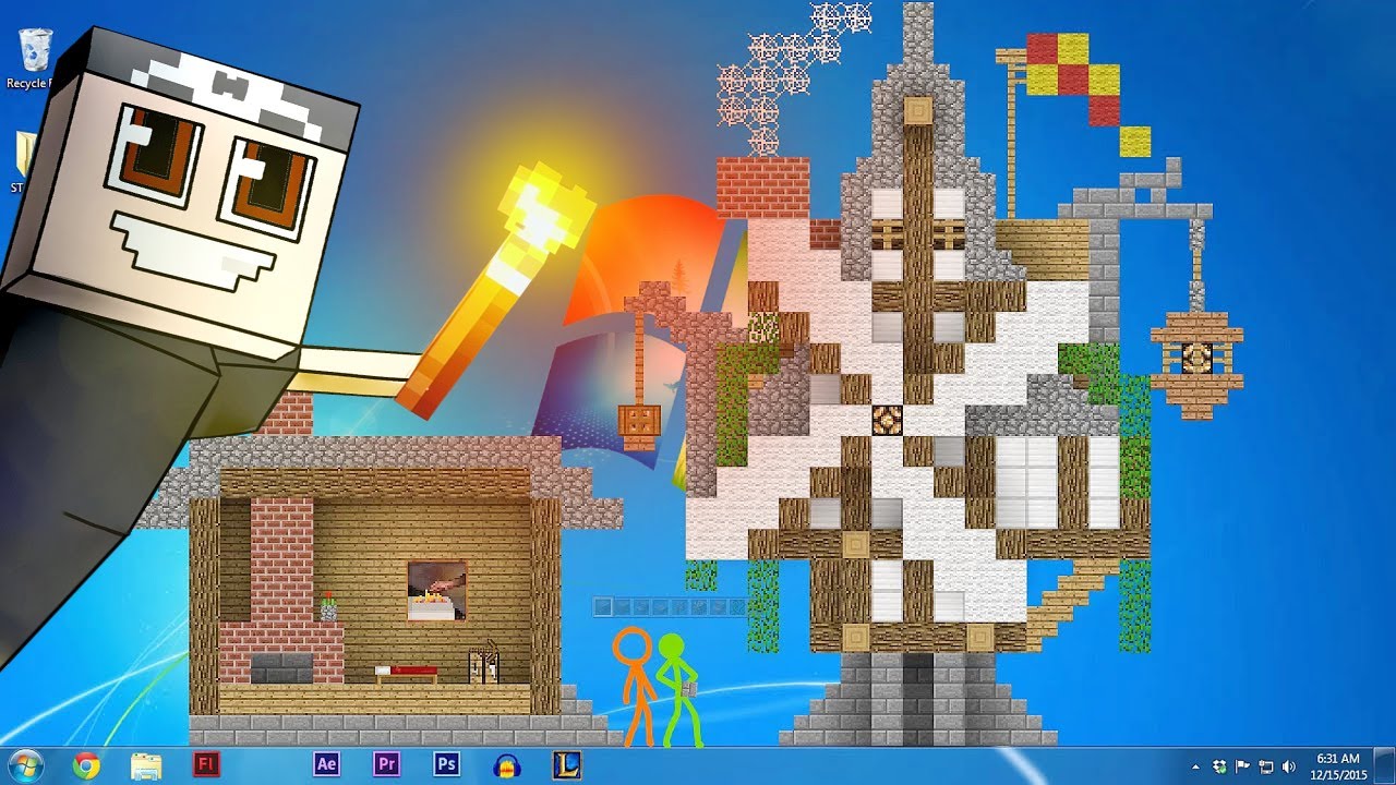 АНИМАЦИЯ ПРОТИВ МАЙНКРАФТА ► Animation vs. Minecraft (original - 3) | ВИКТОР - РЕАКТОР