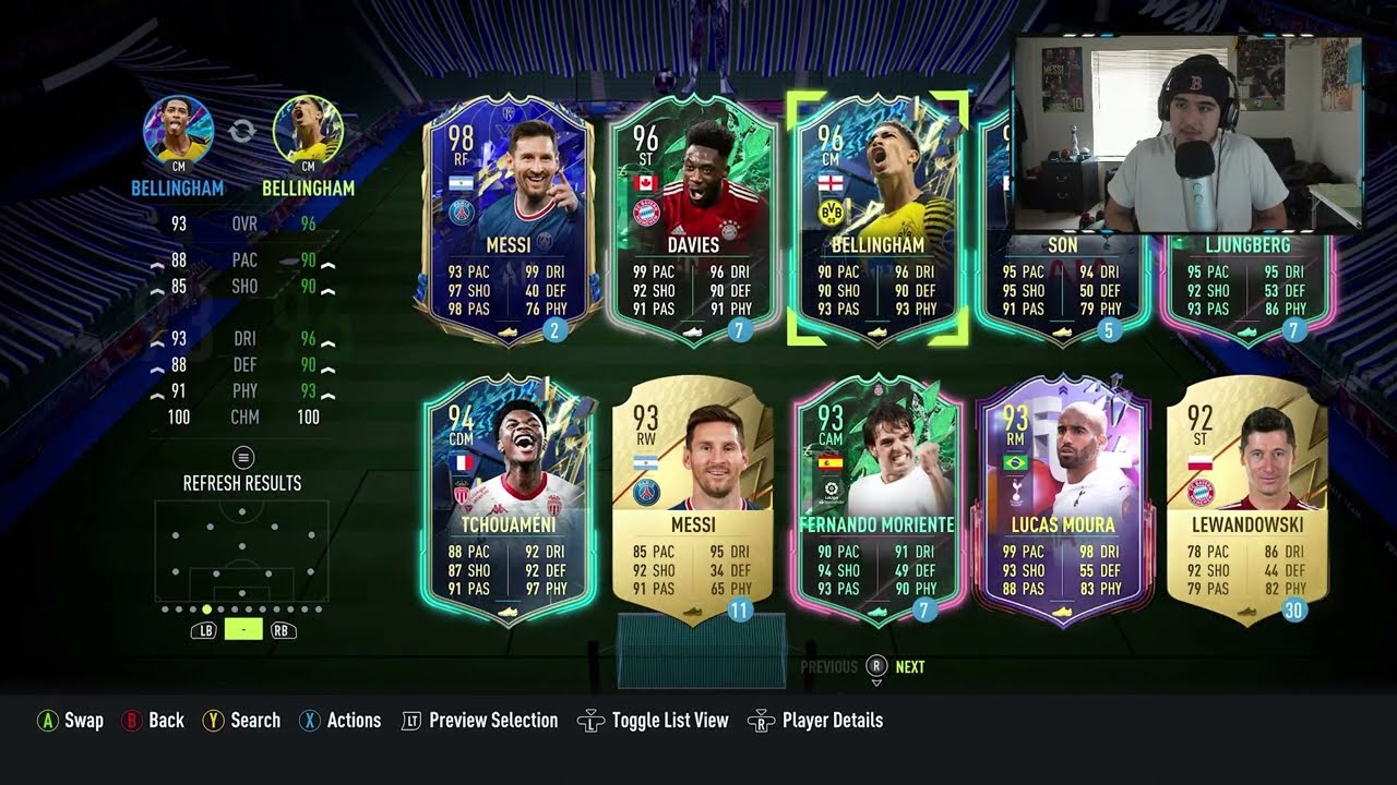 MY GIRLFRIEND OPENS MY 85+ x 10 PACK!!! *CLICKBAIT* #FIFA22